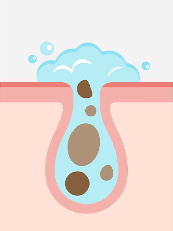 OBRIGADOの泡の様子